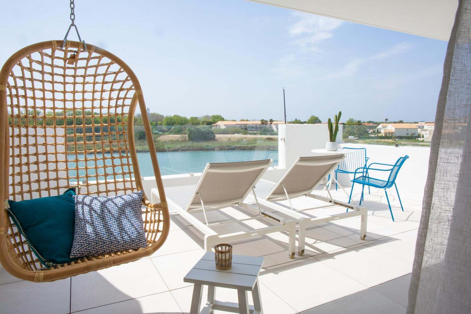 Les Bulles De Mer - Hotel & Spa Sur La Plage Saint-Cyprien  Luaran gambar