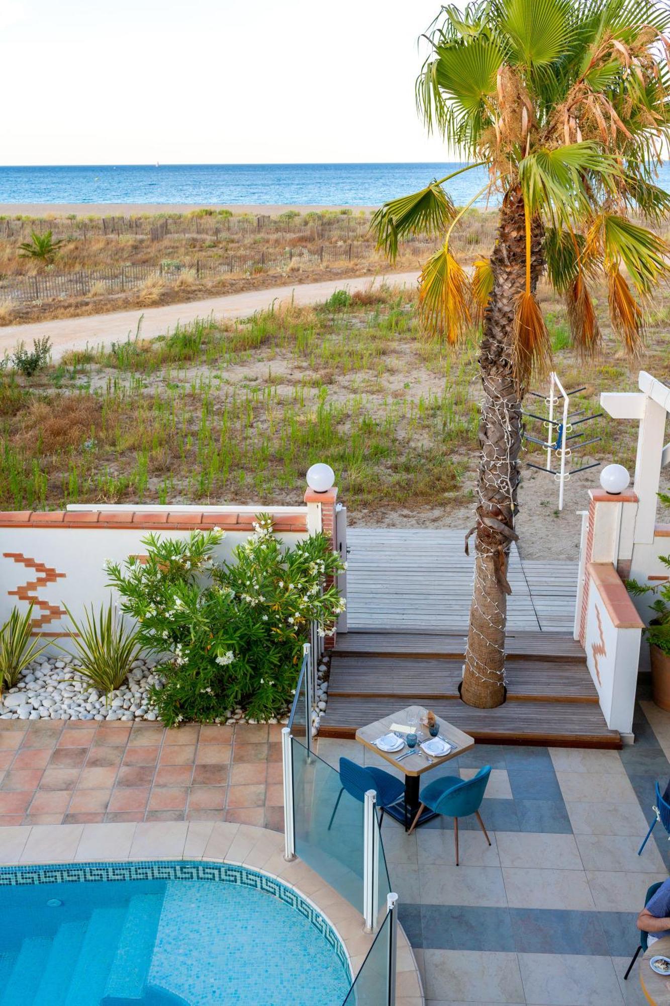 Les Bulles De Mer - Hotel & Spa Sur La Plage Saint-Cyprien  Luaran gambar